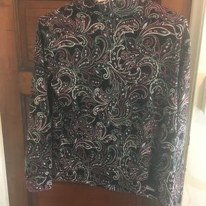 Land’s End Patterned Turtleneck